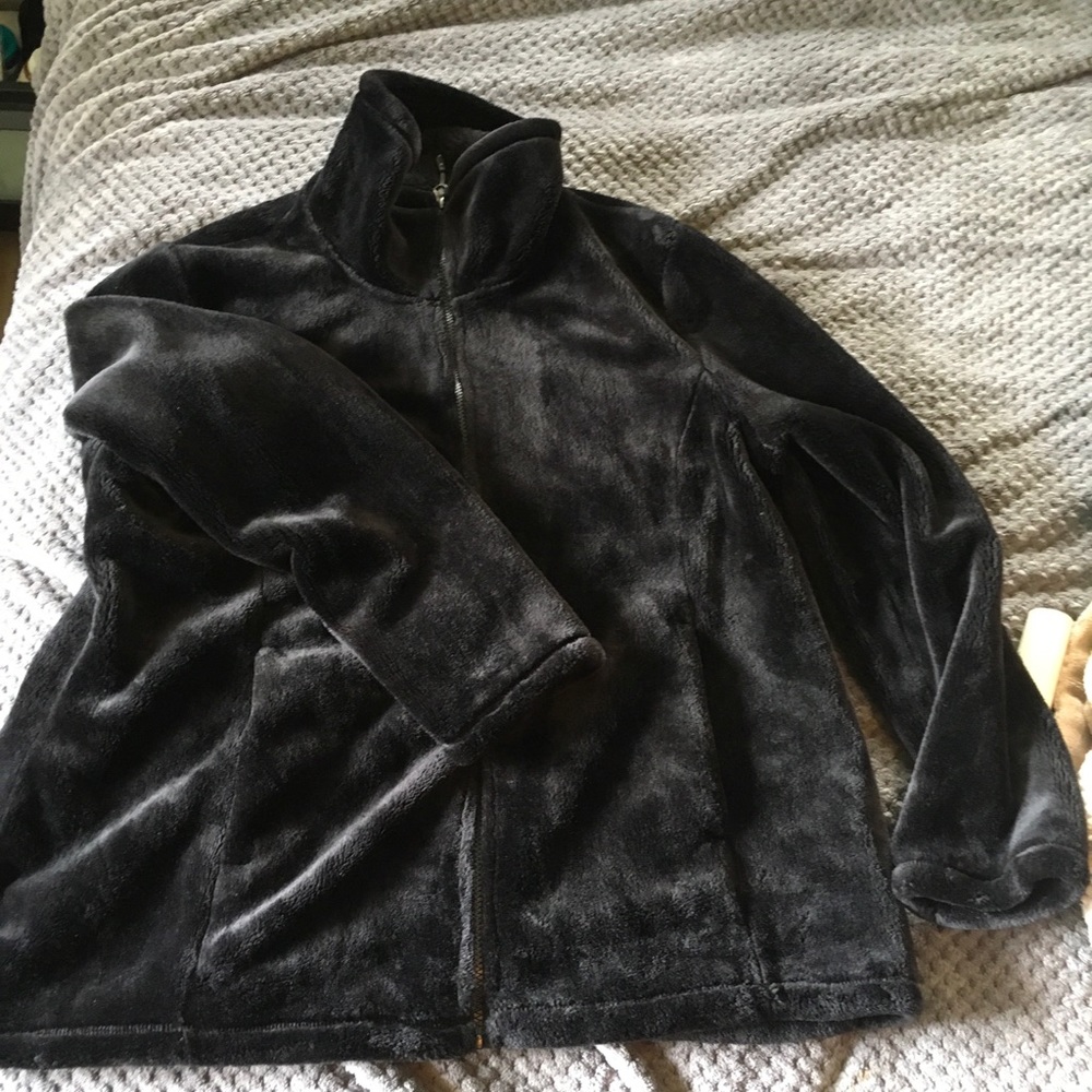 Soft black jacket from Costco